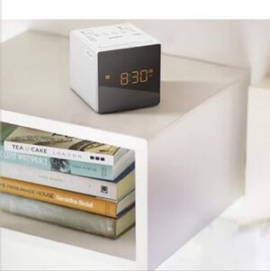 Sony Clock Radio ICF-C1: FM / AM / FM Wide corresponding Sleep Timer White/ NWB
